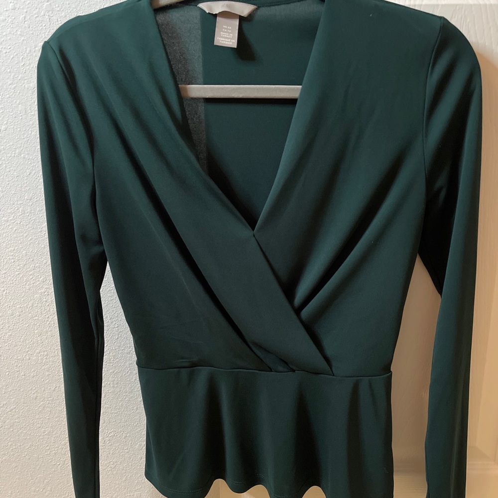 H&M XS Women’s Green Blouse
